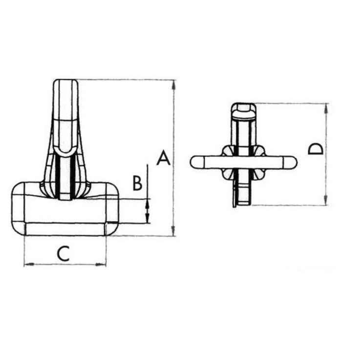 SS snap shackle tape