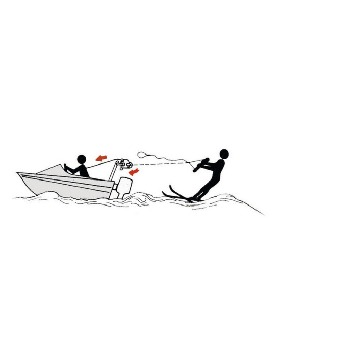 Snaphook water skiing
