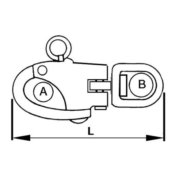 Doublejoint snapshackle spi AISI 316