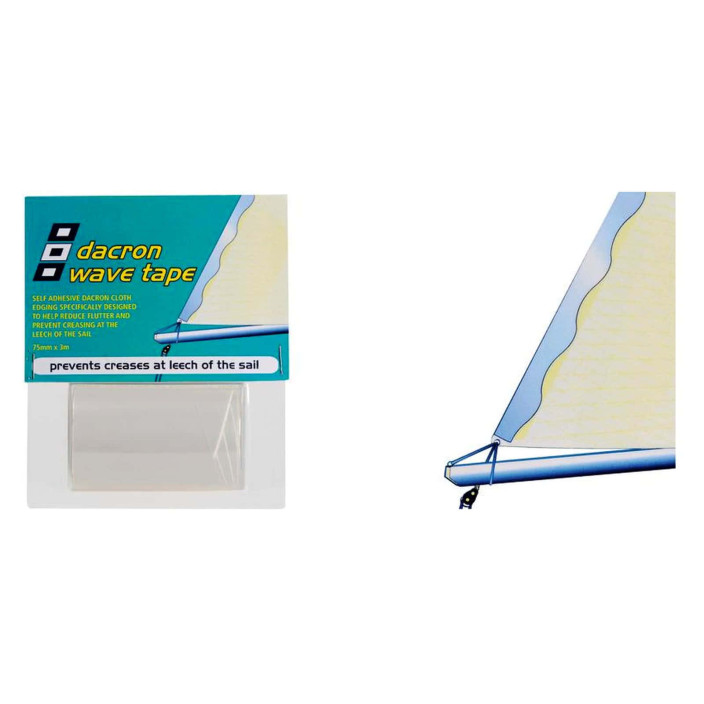 PSP Dacron Wave Leech Tape selfadhesive white