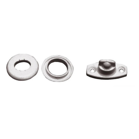 Canopy white nylon knob
