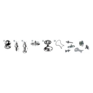 Tomax male fastener pin