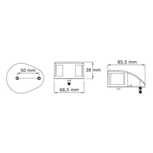 Mouse Deck navigation light body