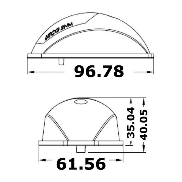 EVOLED navigation lights with low-consumption LED light source