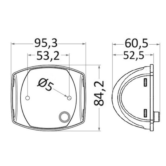 Fanale di via Sphera II inox