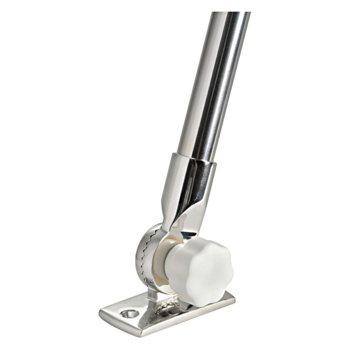 SS folding pole wdouble light