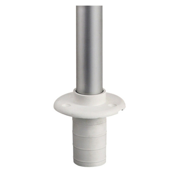 Asta Classic estraibile alluminio con fanale di prua