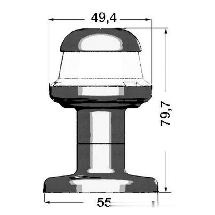 Orions black navigation led light 360