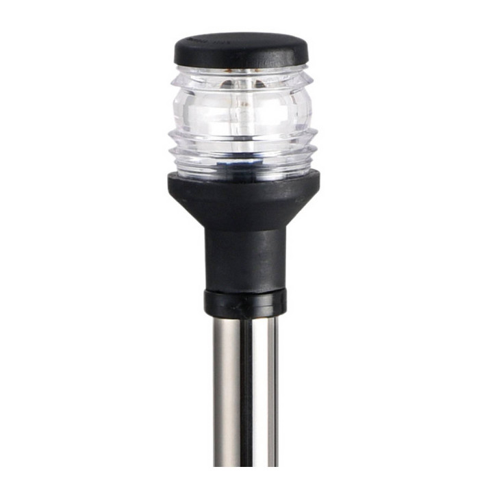 Retractable pole AISI 316 plastic light
