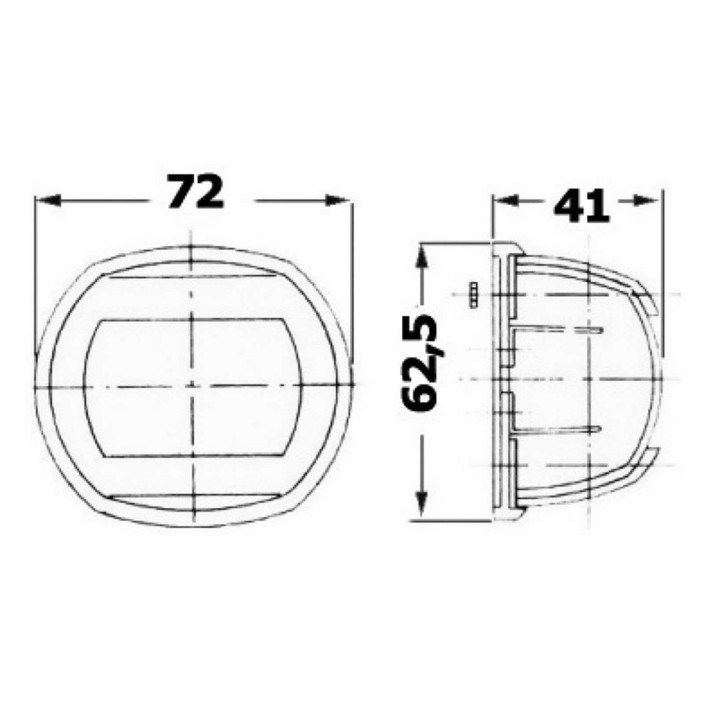 Compact navigation light