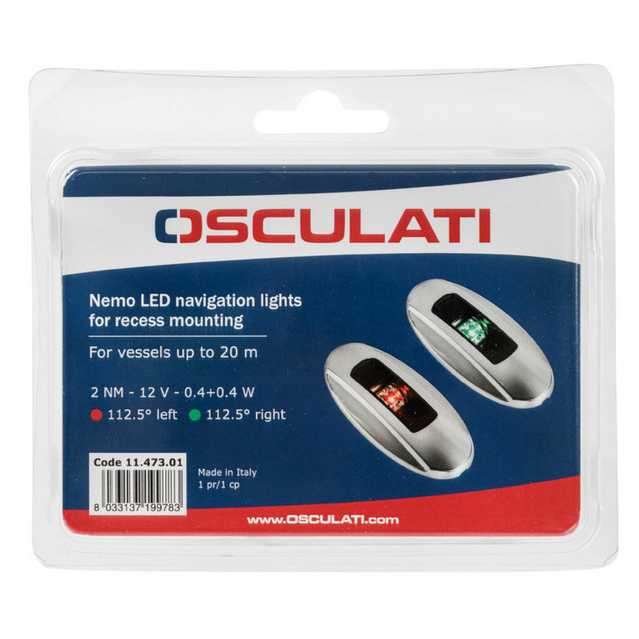 NEMO LED navigation lights leftright recess mounting