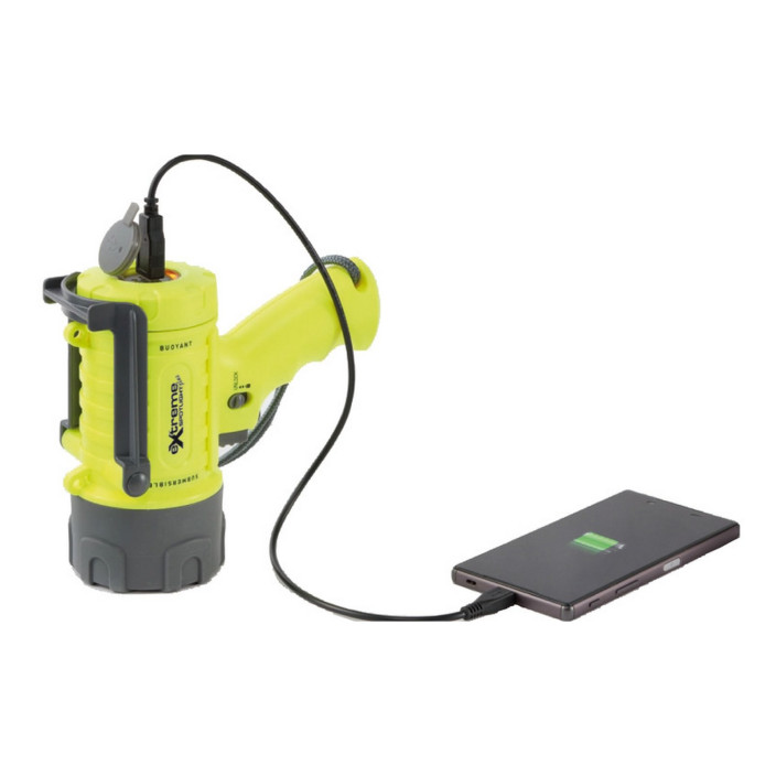 Extreme Plus watertight LED torch rechargeable
