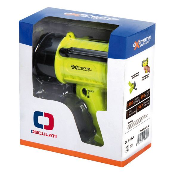 Extreme Plus watertight LED torch rechargeable