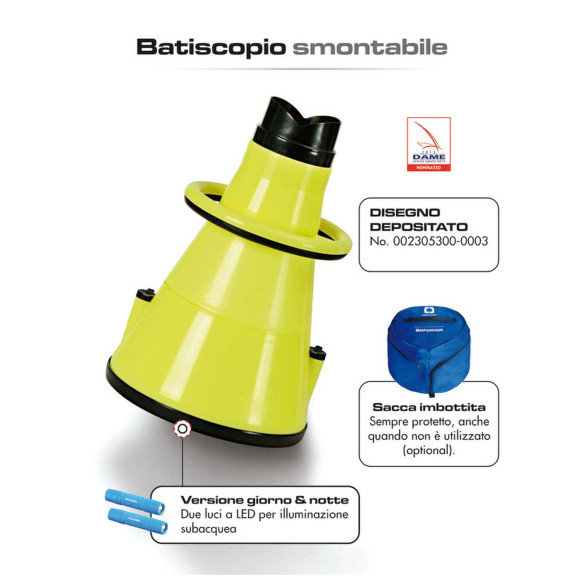 Demountable bathyscope