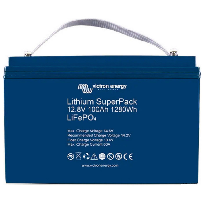 Lithium Superpack batteries with integrated BMS VICTRON