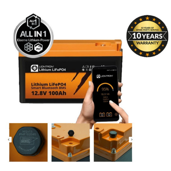 Batteria litio con BMS e Bluetooth