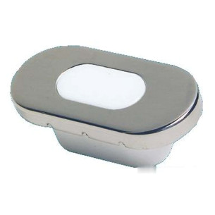 Bimini polished courtesy light w SS front panel