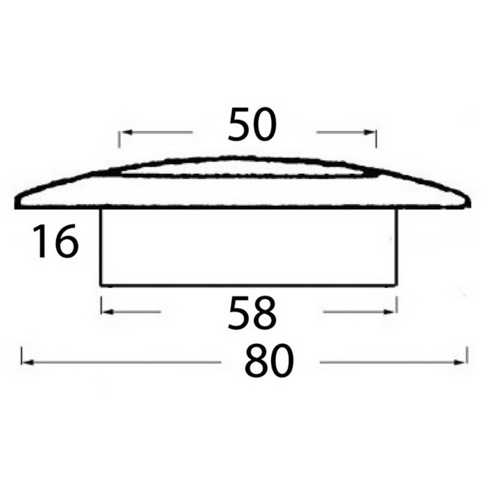 Plafoniera stagna LED