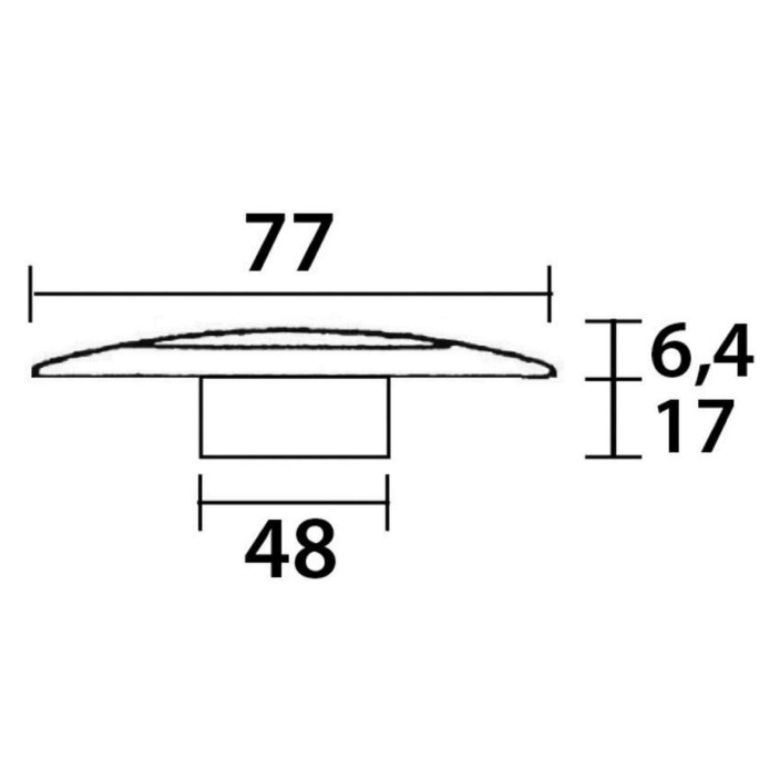 Ceiling light ABS body white finish LEDs