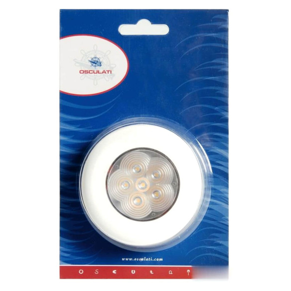 Ceiling light ABS body white finish LEDs