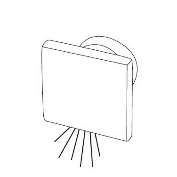 SQUARE builtin courtesy light