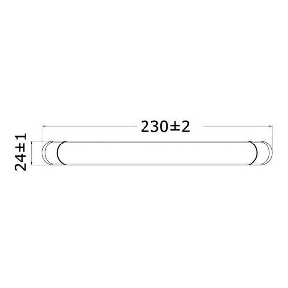 Plafoniera a LED da appoggio stagne
