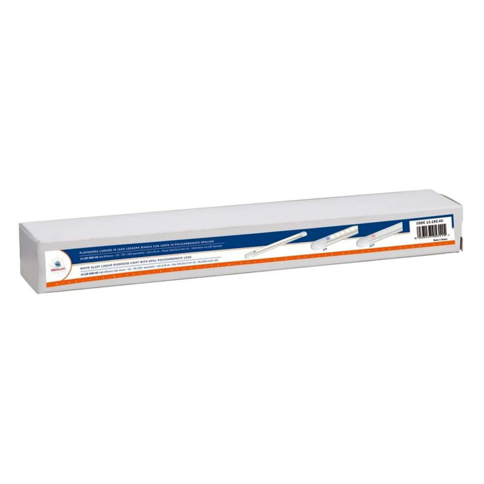 Linear overhead LED light white