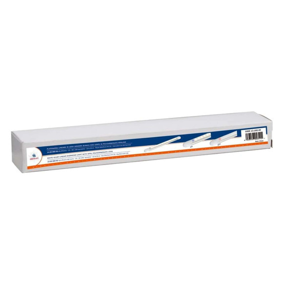 Linear overhead LED light white