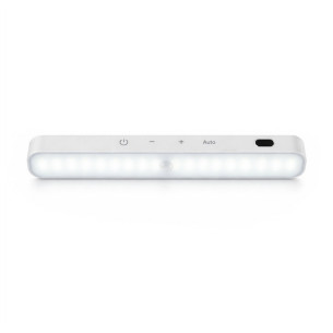 Battery-powered LED light for under the boom.