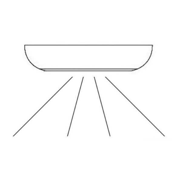LED ceiling light interior and exterior applications