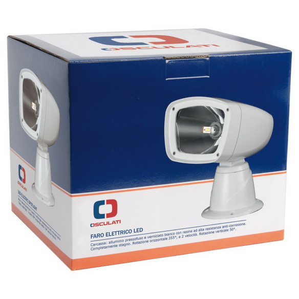 Faro elettrico Combo LED Aldebaran completo di comando joystick da plancia