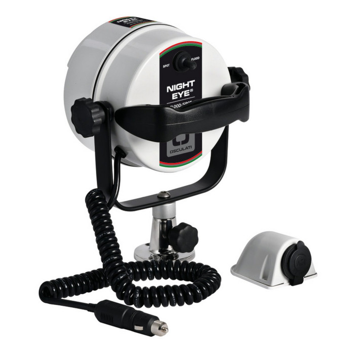 Faro Night Eye ABS 12 V 100100 W Luce nautica di profondità per navigazione notturna