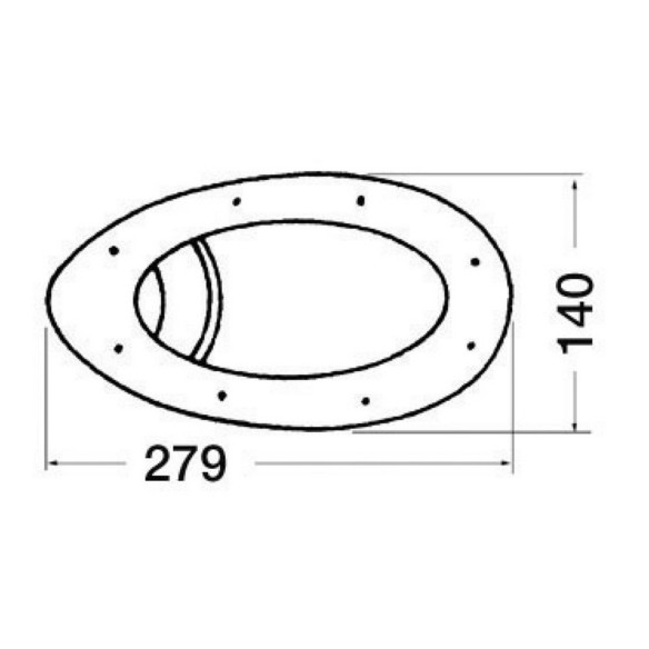 Pair of fairing lights builtin model