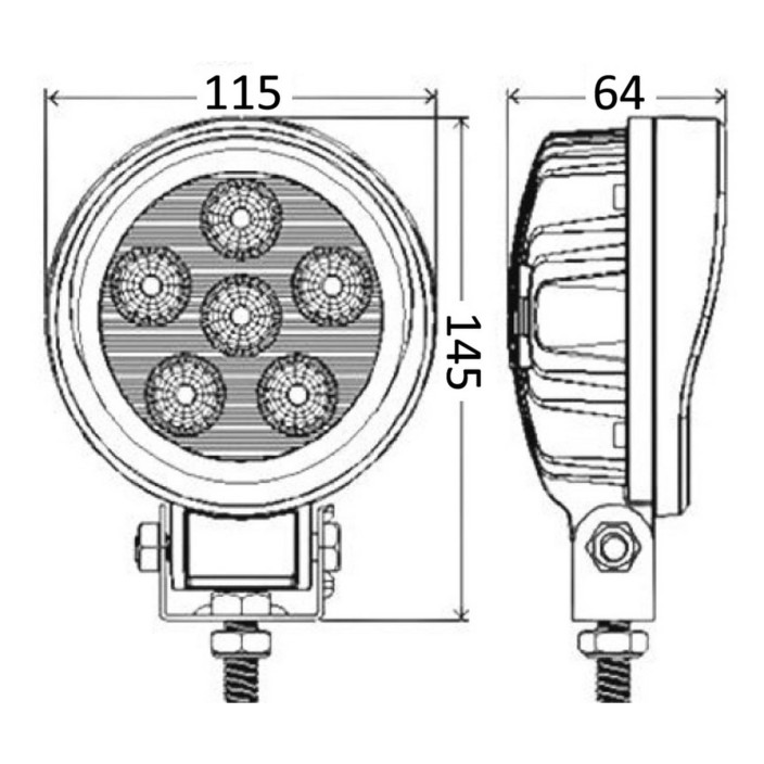 Faro LED HD rollbar