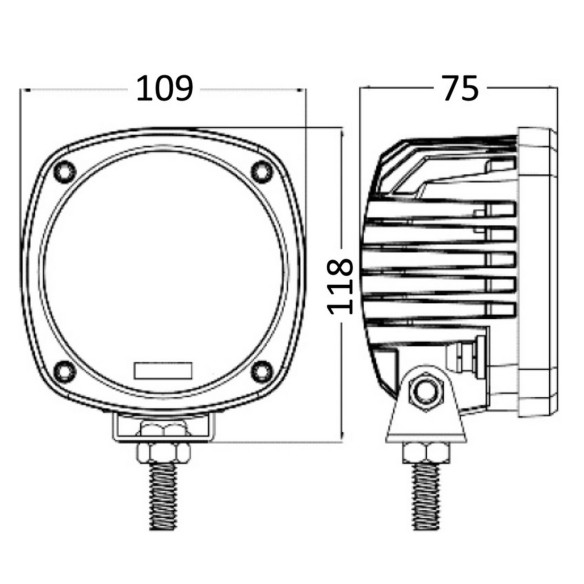 HD LED adjustable light Aframe