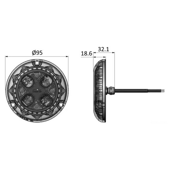 Luce subacquea BLUEFIN LED PIRANHA P4 HI-POWER