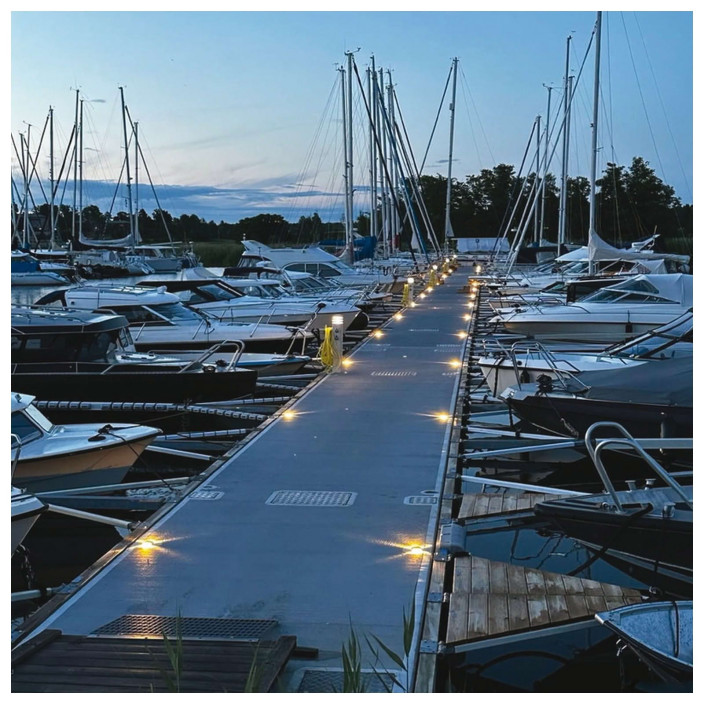 Stainless steel BLUEFIN LED walkway lights