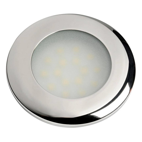 Capella LED spotlight mirror polished white