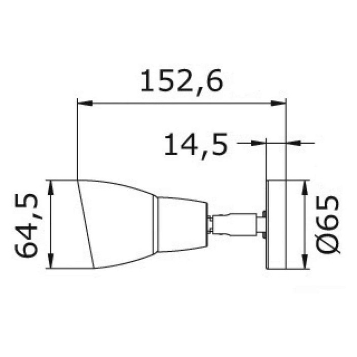 Faretto snodato supercompatto LED