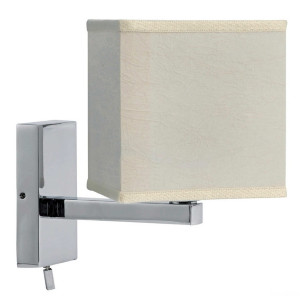 Articulated spotlight chromed brass