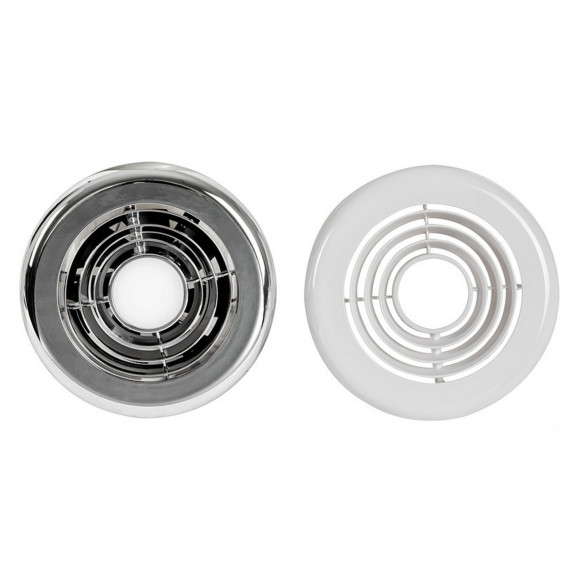 Recessfit LED spot light wextractor fan