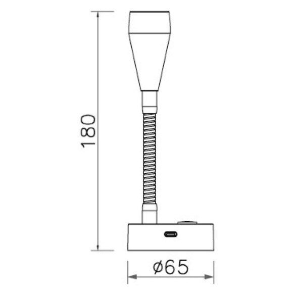 Articulated LED spotlight