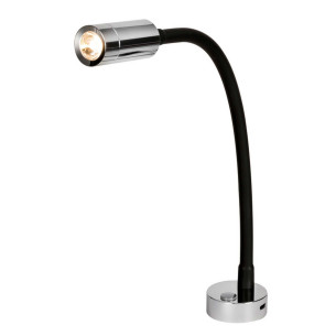 Articulated, bedside reading, dimmable LED spotlight