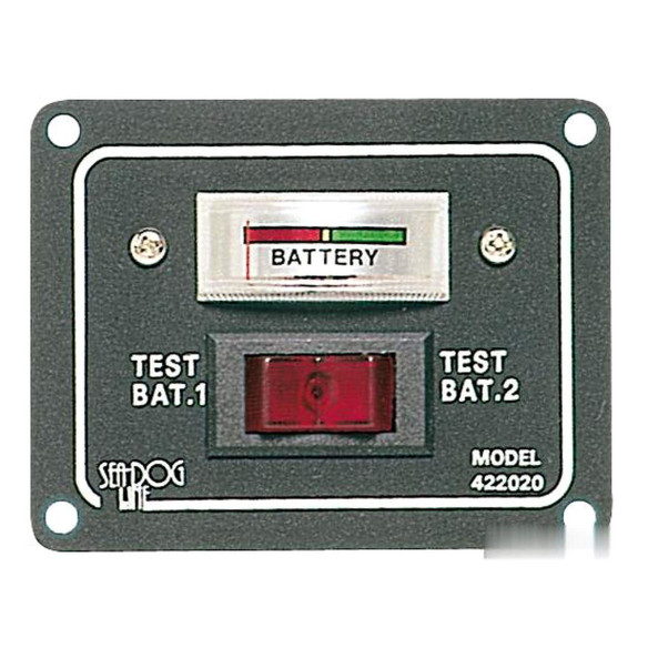 battery panel with tester