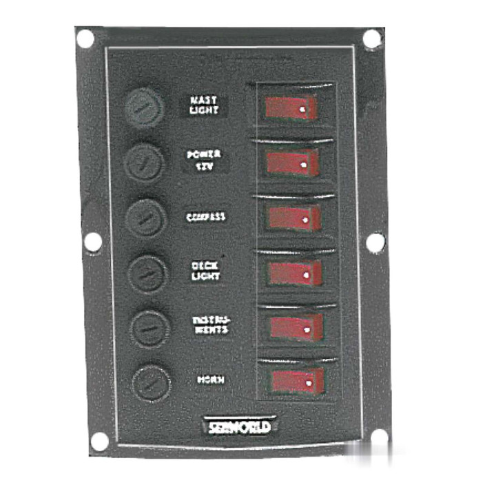 Control panel switches