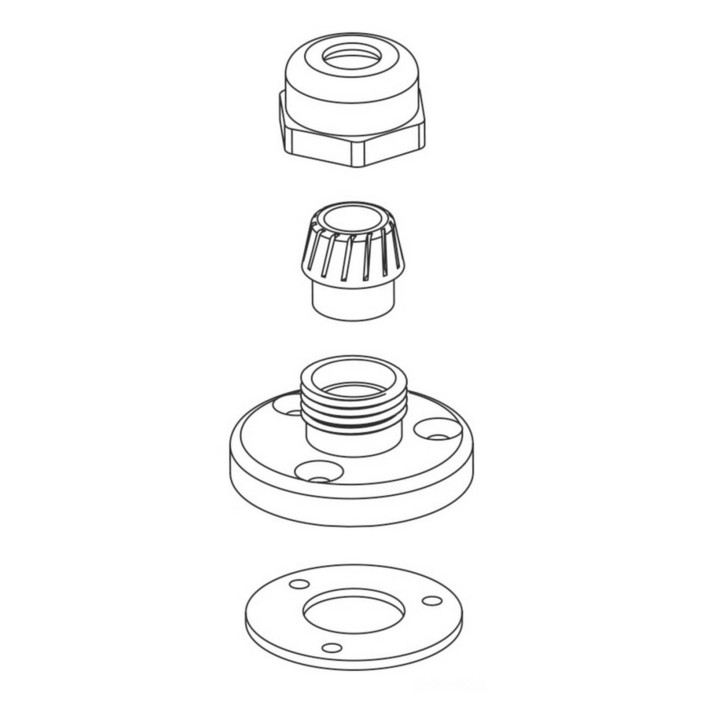 Watertight SS cable gland