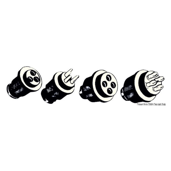 Watertight flying plug poles