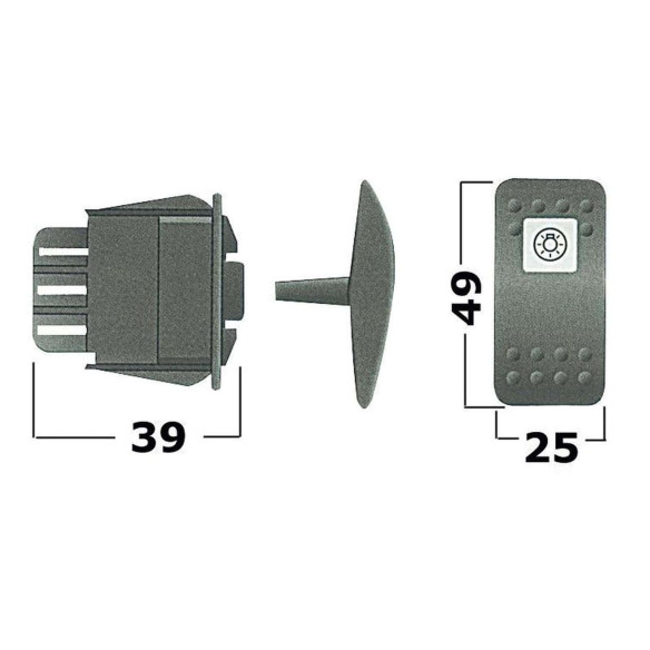 ONOFF switch 12 V