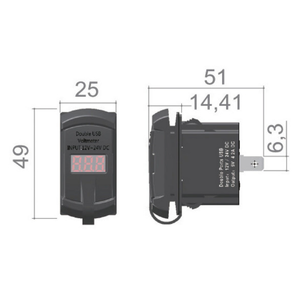 Presa di corrente con doppio USB