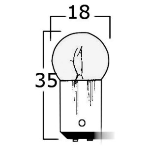 Lampadina bipolare 12 V 5 W